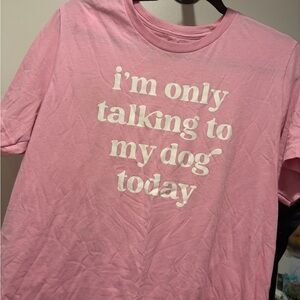 Pink Dog Lover T-Shirt